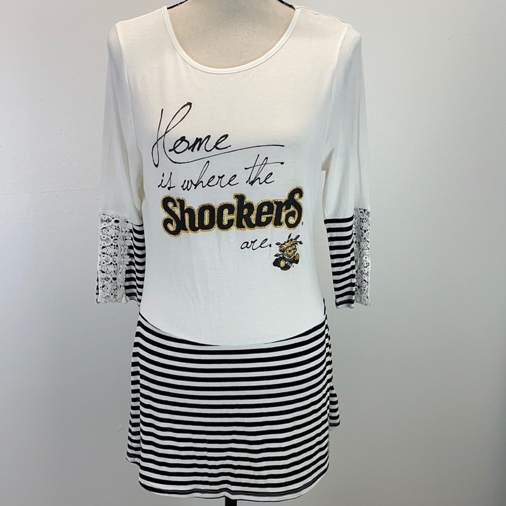 ⭐️Gameday Couture Wichita State shockers tunic NWT